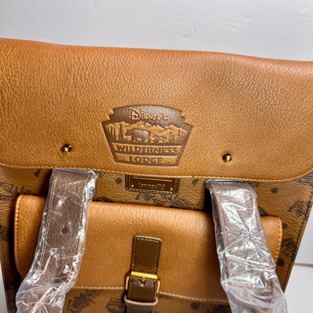 NWT Loungefly Disney Parks Wilderness Lodge Resort Loungefly Backpack Mickey - Picture 6 of 16